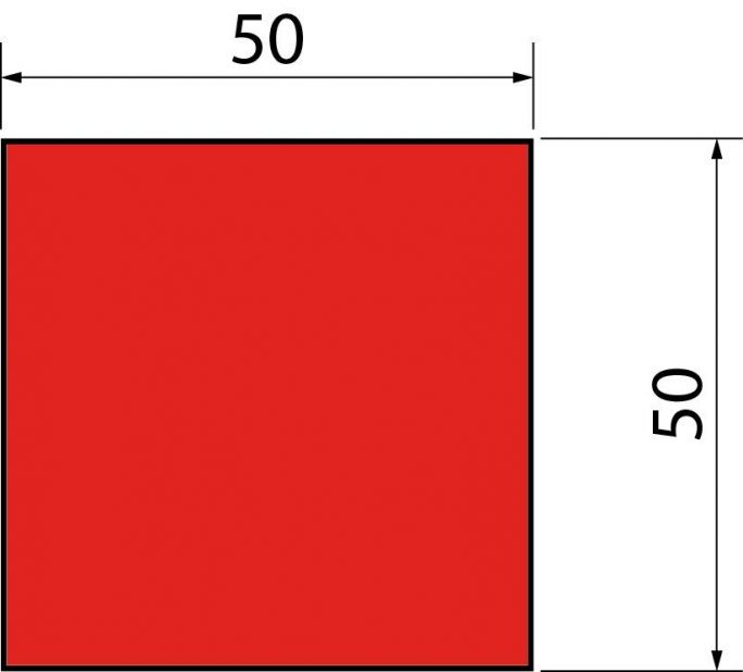 Гибка в полиуретане GM 50x50